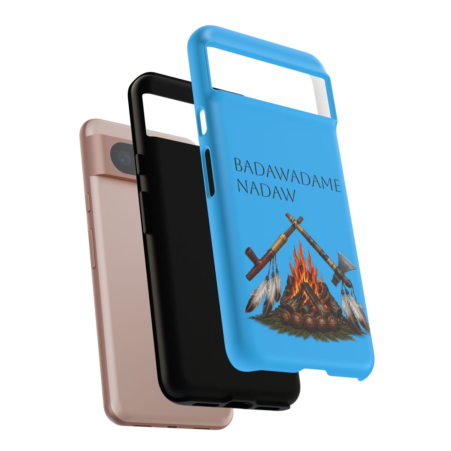 Pottawatomi Tough Cases: 'Badawadame Nadaw' Campfire & Tools Phone Case