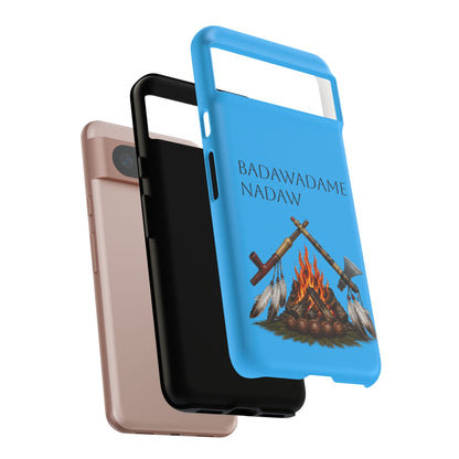 Pottawatomi Tough Cases: 'Badawadame Nadaw' Campfire & Tools Phone Case