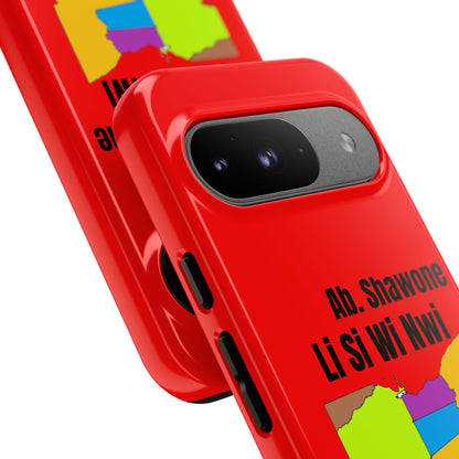Absentee Shawnee homelands Phone Case — 'Li Si Wi Ni' Design