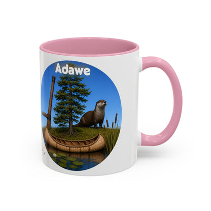 Ottawa Adawe Otter Canoe Mug — Nature Wildlife Coffee Cup (11oz & 15oz)