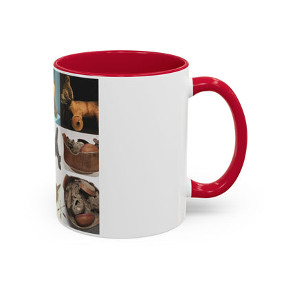 Aztec Artifact Photos Collage Coffee Mug (11oz/15oz)