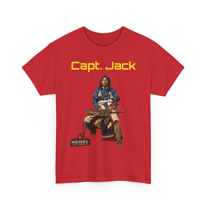 Capt. Jack Graphic Tee — Vintage Captain Illustration Shirt
