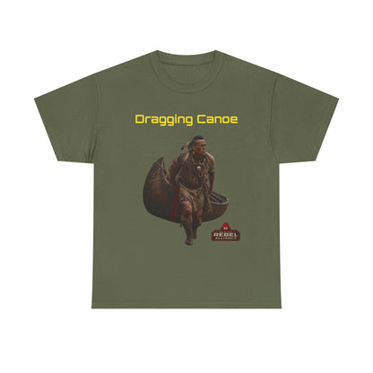 Dragging Canoe Canoe Warrior T-Shirt — Native American Historical Tribute Tee