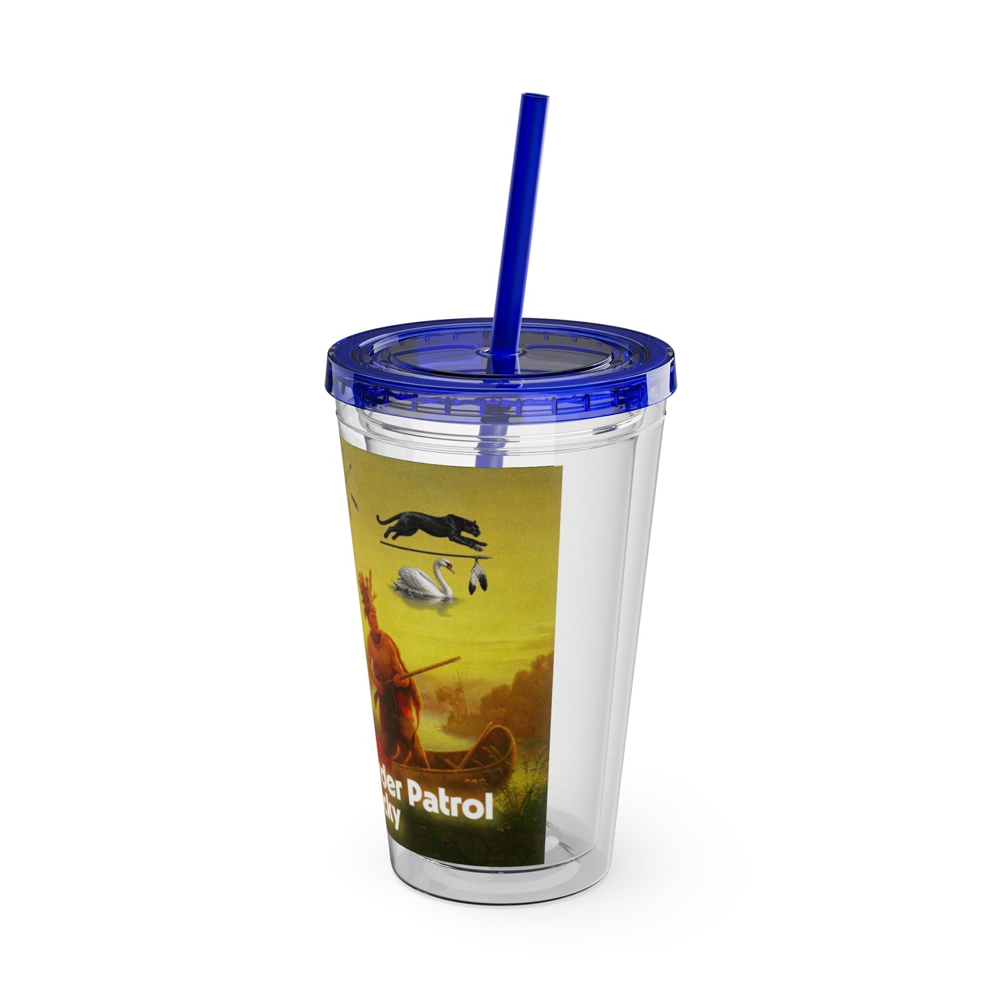 Shawnee East Sunsplash Tumbler with Straw, 16oz