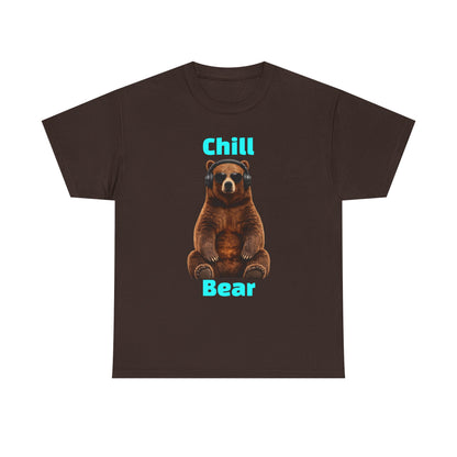 Chill Bear Tee — Cute Relaxed Bear Graphic T-Shirt