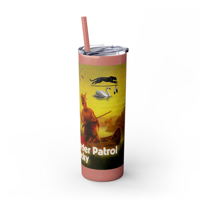 Shawnee East Skinny Tumbler with Straw, 20oz
