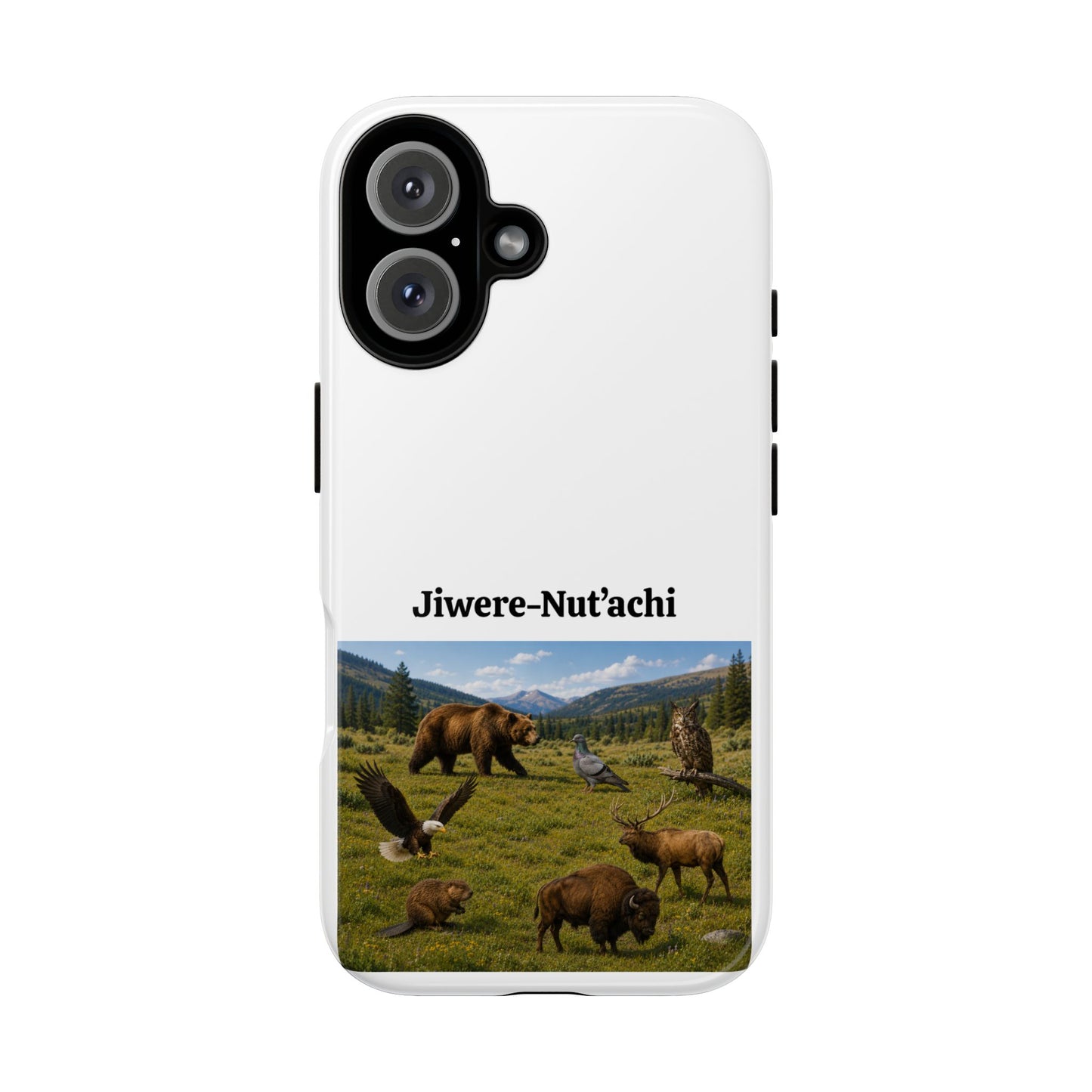 Otoe-Missouria Phone Tough Case — Bold 'Tough Cases' Graphic Protective Cover