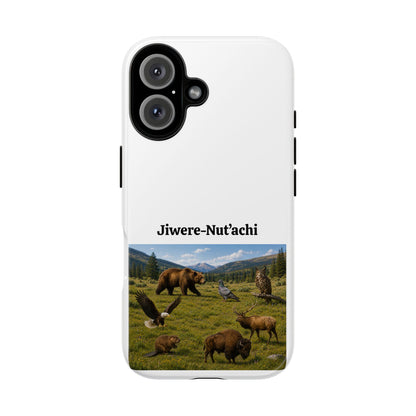 Otoe-Missouria Phone Tough Case — Bold 'Tough Cases' Graphic Protective Cover