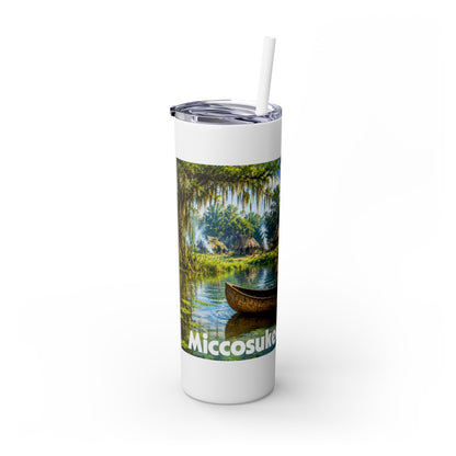 Seminole Skinny Tumbler with Straw, 20oz