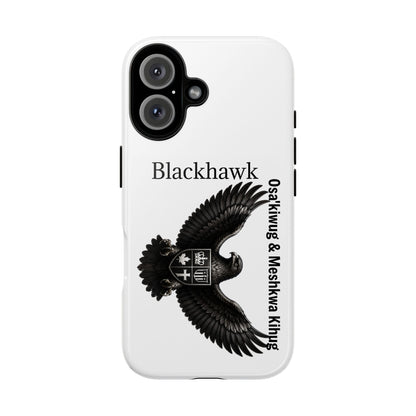 Sac&Fox Phone Case — 'Blackhawk' Raven Crest Protective Tough Case