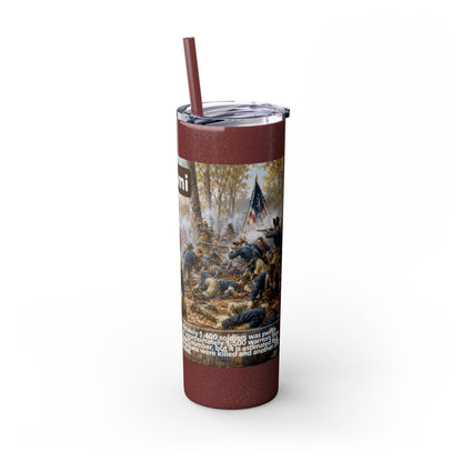 Miami Tribe Historical Skinny Tumbler 20oz — Native American Heritage Travel Cup