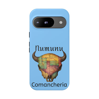 Comanche Phone Case — Comancheria Buffalo Skull Map "Numunu" (Protective, Cultural Design)