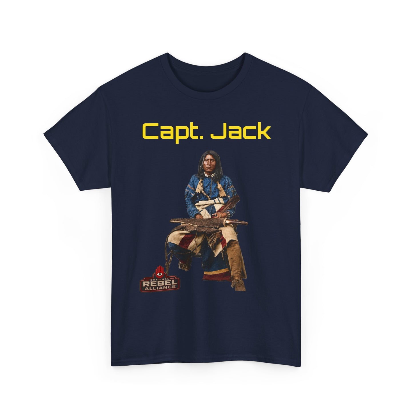 Capt. Jack Graphic Tee — Vintage Captain Illustration Shirt
