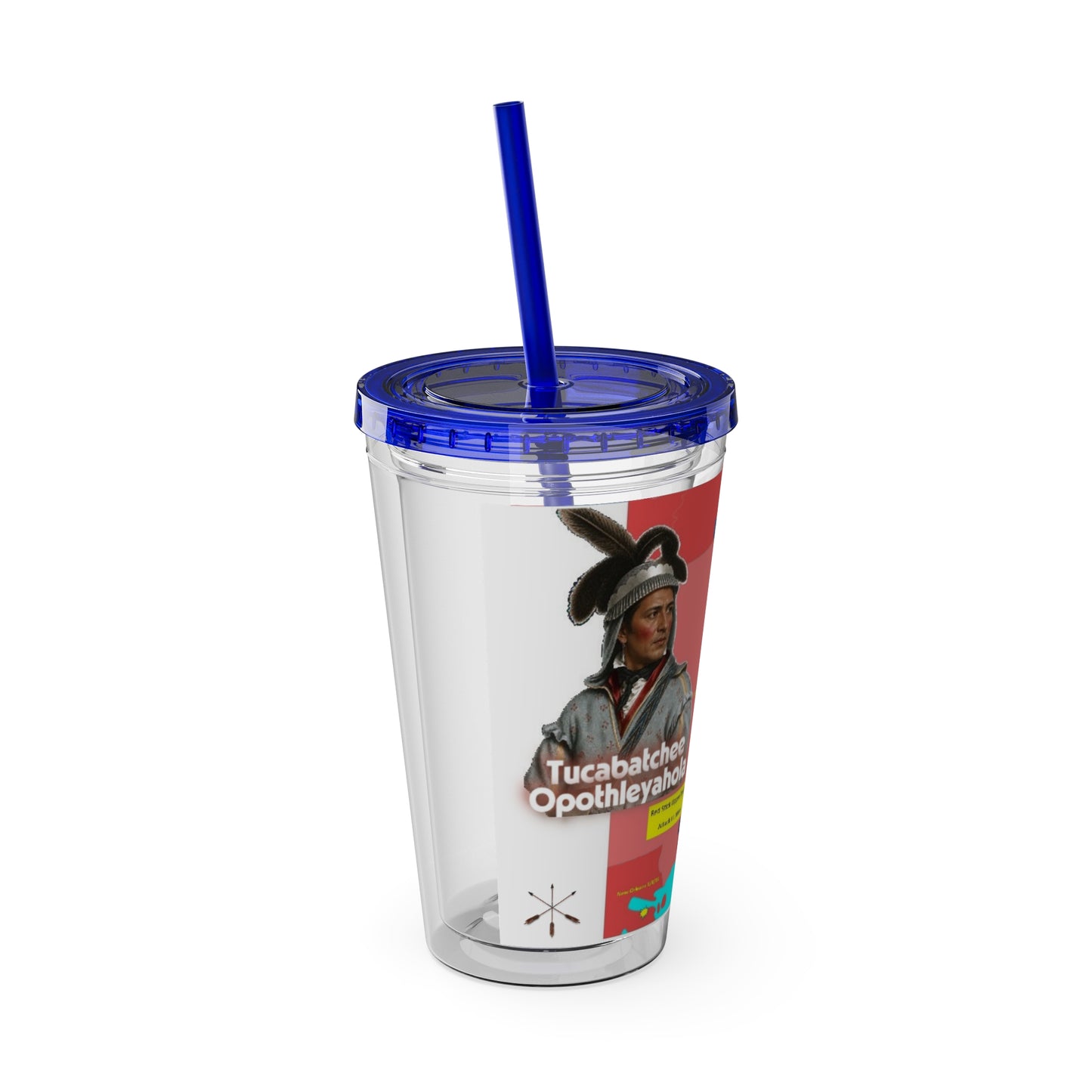 Opothleyahola Sunsplash Tumbler with Straw, 16oz