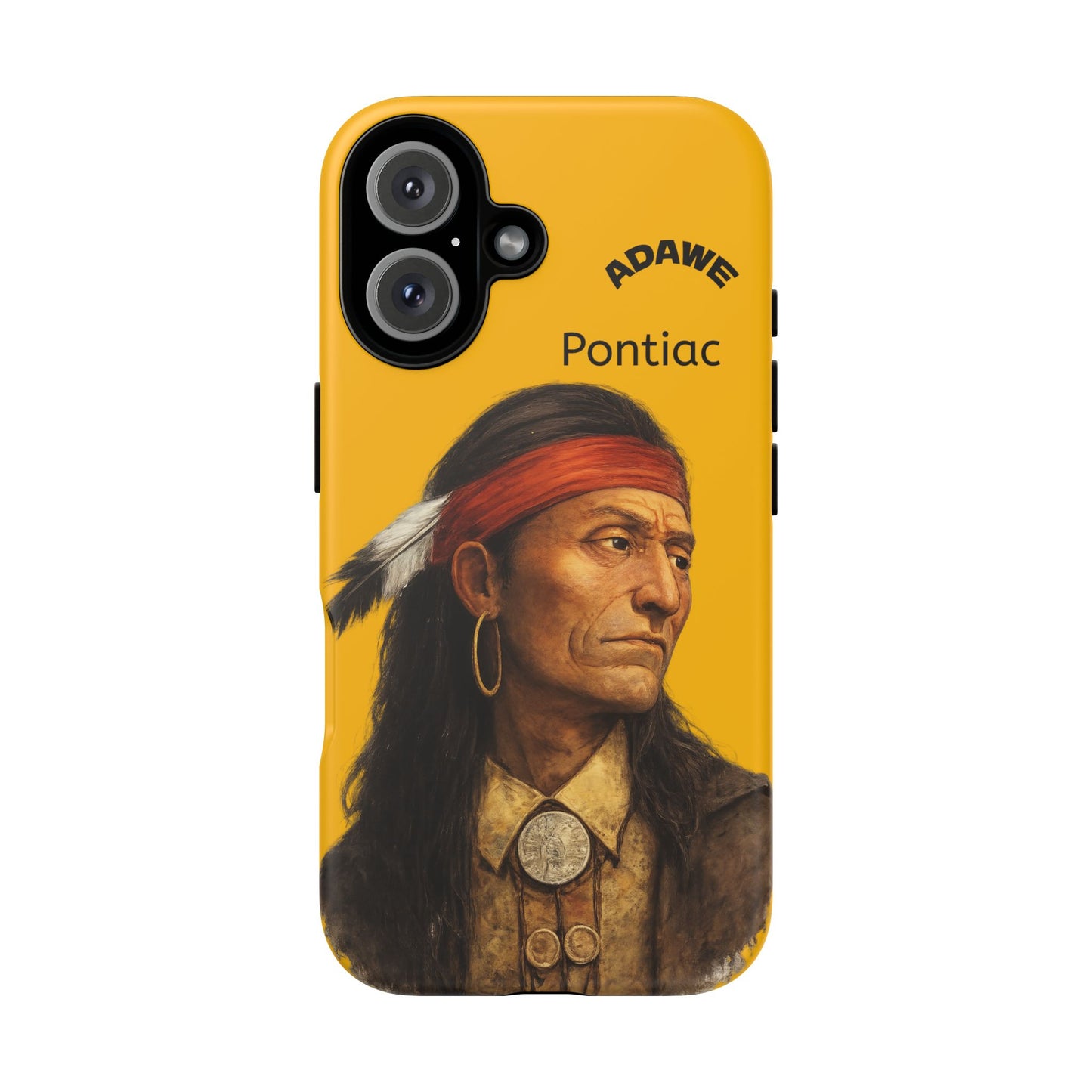 Ottawa Phone Case - ADAWE Canoe & Otter Design (Yellow)