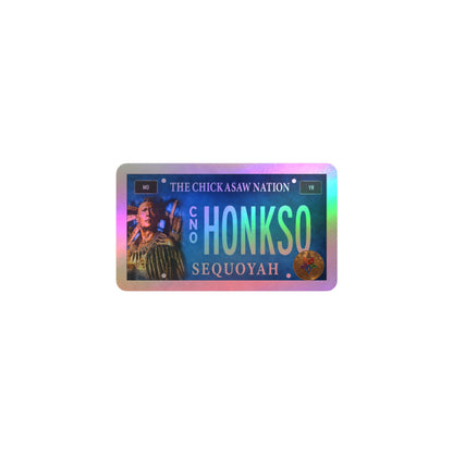Chickasaw Nation "HONKSO SEQUOYAH" Native Heritage Sticker