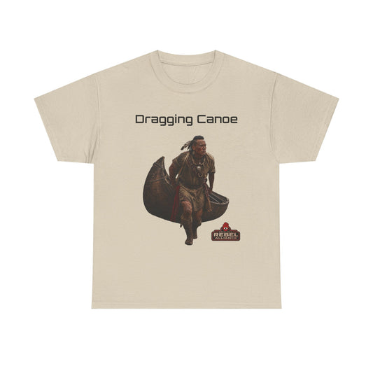 Dragging Canoe Canoe Warrior T-Shirt — Native American Historical Tribute Tee