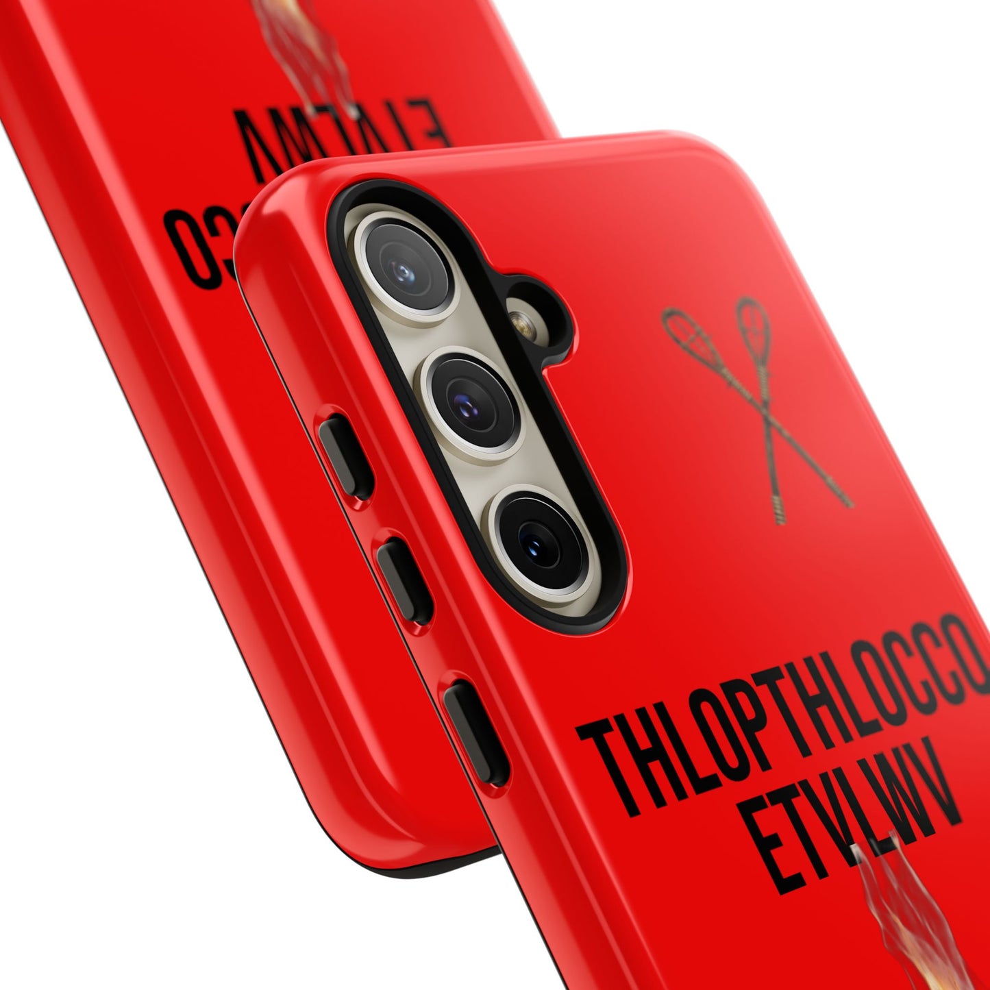 Thlopthlocco Protective Phone Case —  Text "THLOPTHLOCCO ETVLWV"