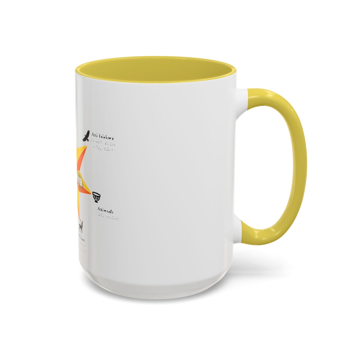 Aniyunwiya Star Map Coffee Mug — Native Seneca/Onondaga Language Names