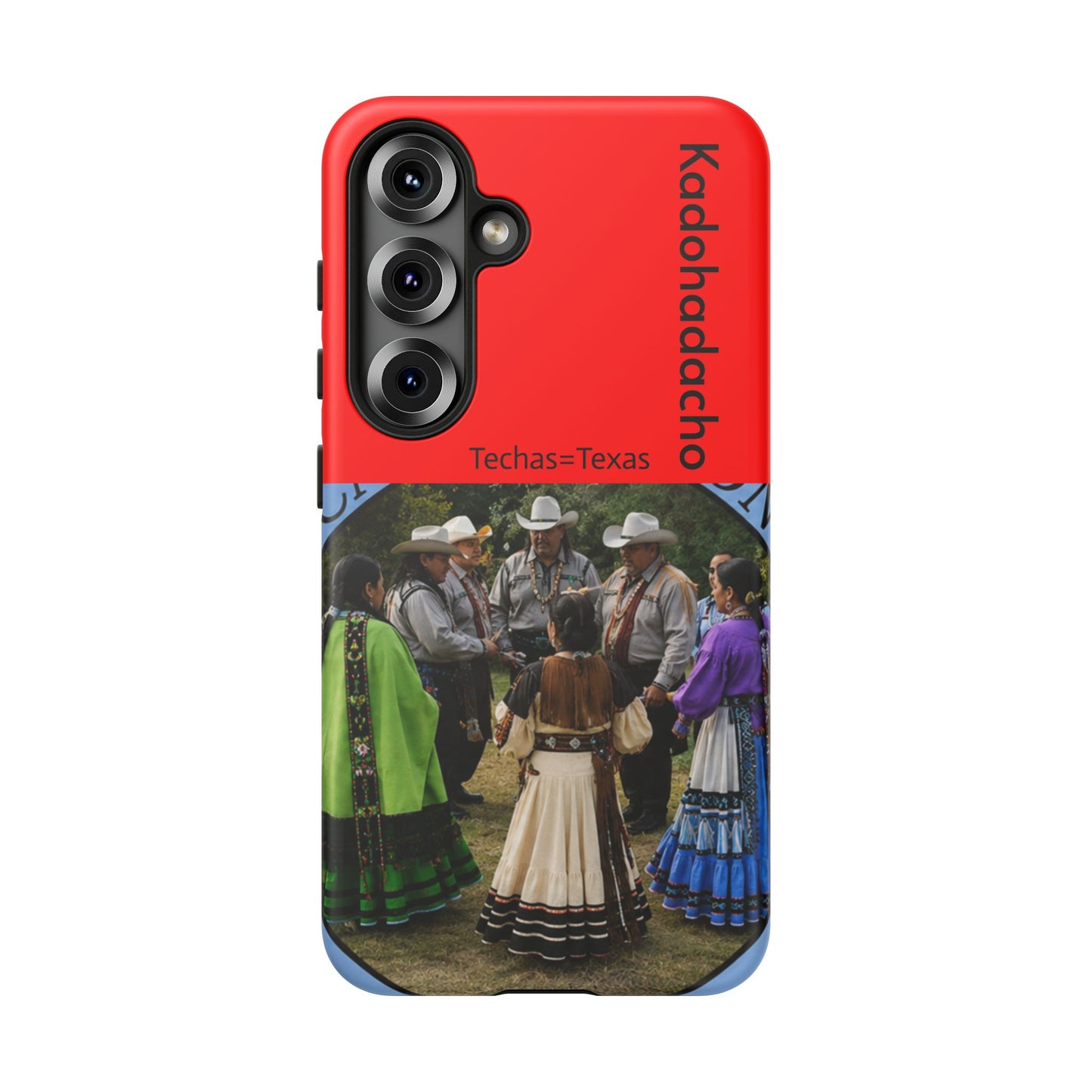 Caddo Phone Case – Native Dancers Photo Design (Kaddhadachto)