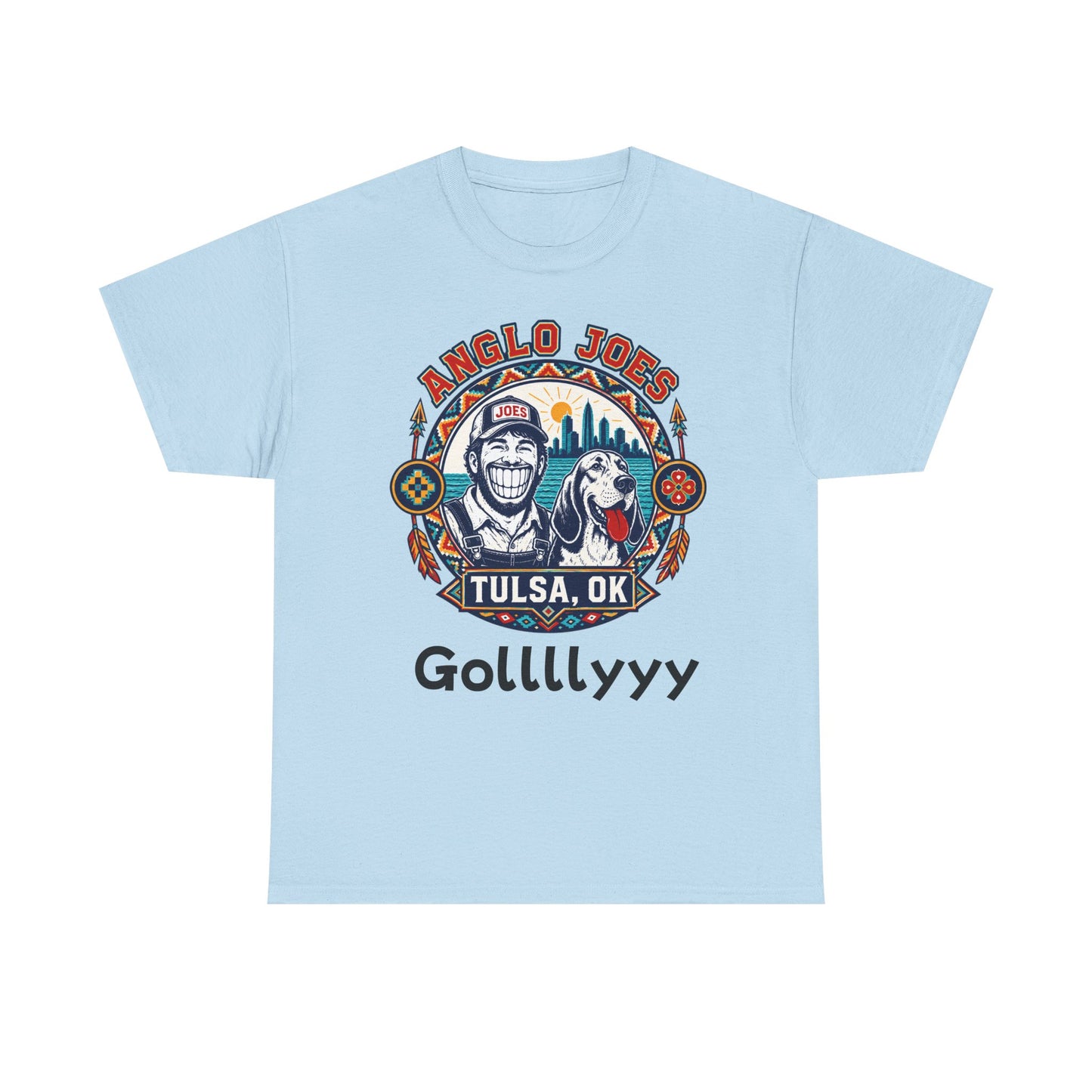 Anglo Joe’s Tulsa Tee Gollllyyyy — 'Gollllyyy' Retro Sports Graphic T-Shirt