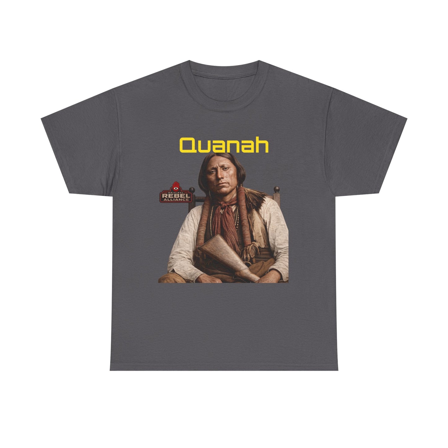 Quanah Tee — Vintage Native American Portrait Graphic T-Shirt