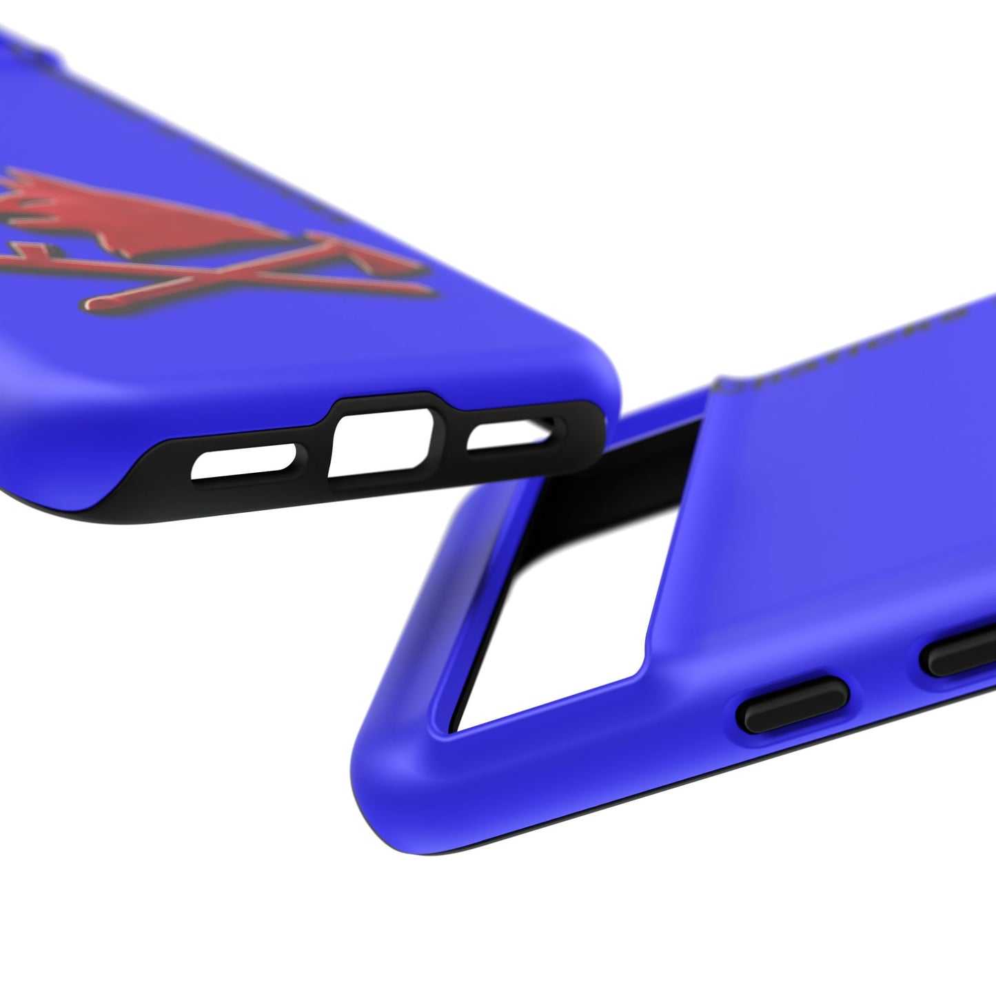 Pawnee Phone Case — Blue 'Chaticks si Chaticks' Wolf Logo Tough Case
