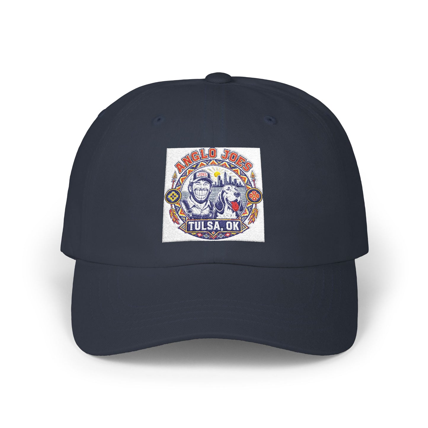 Tulsa OK Vintage Bison Patch Dad Cap