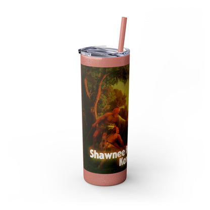 Shawnee East Skinny Tumbler with Straw, 20oz