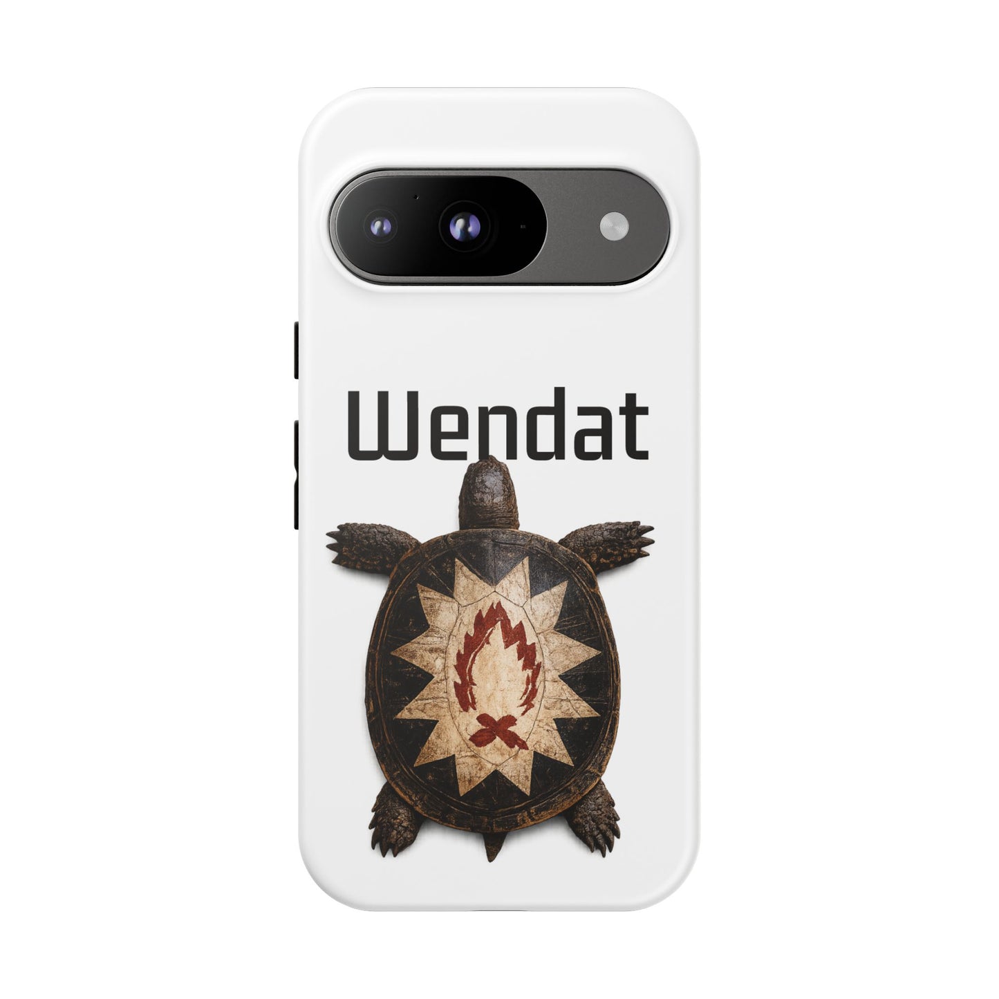 Wyandotte Wendat Turtle Phone Case — Indigenous Turtle Shield Design