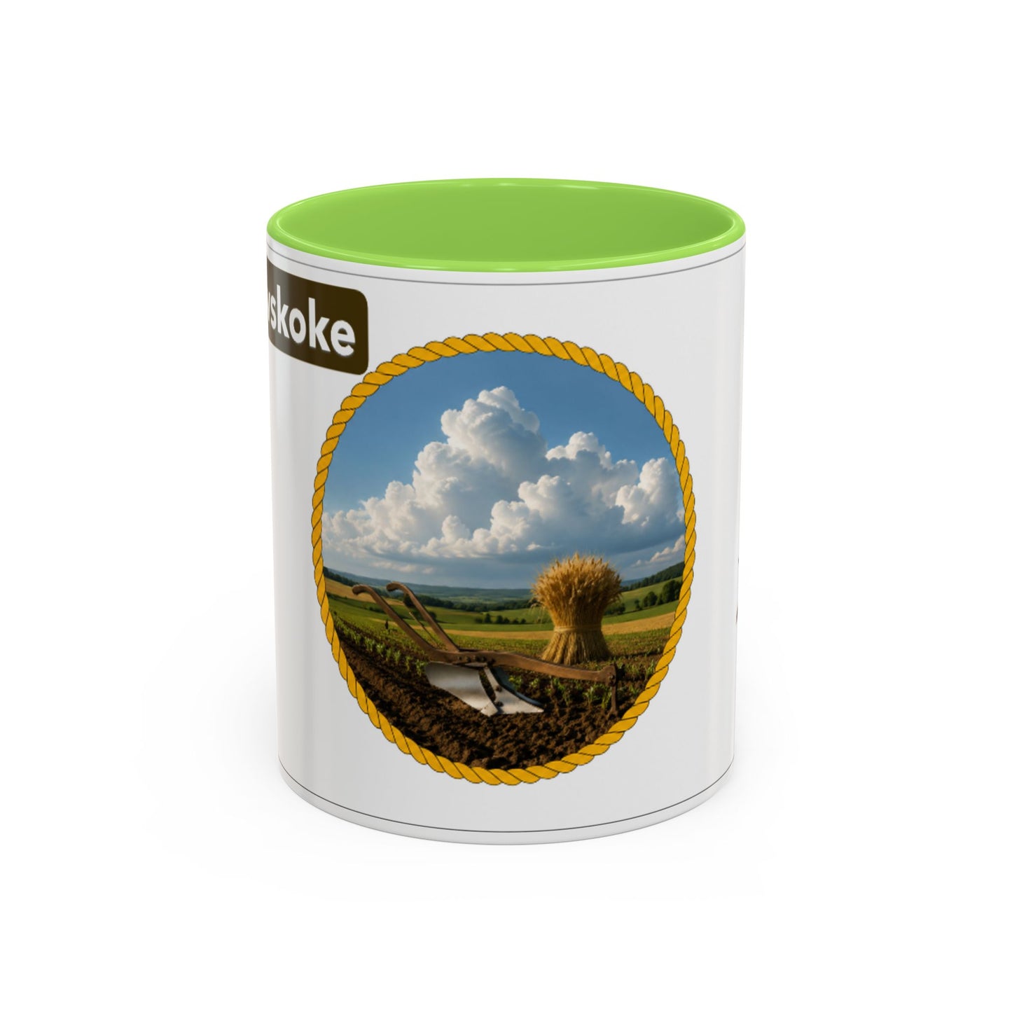Muscogee Scenic Harvest Coffee Mug – Rustic Countryside Landscape 11oz/15oz