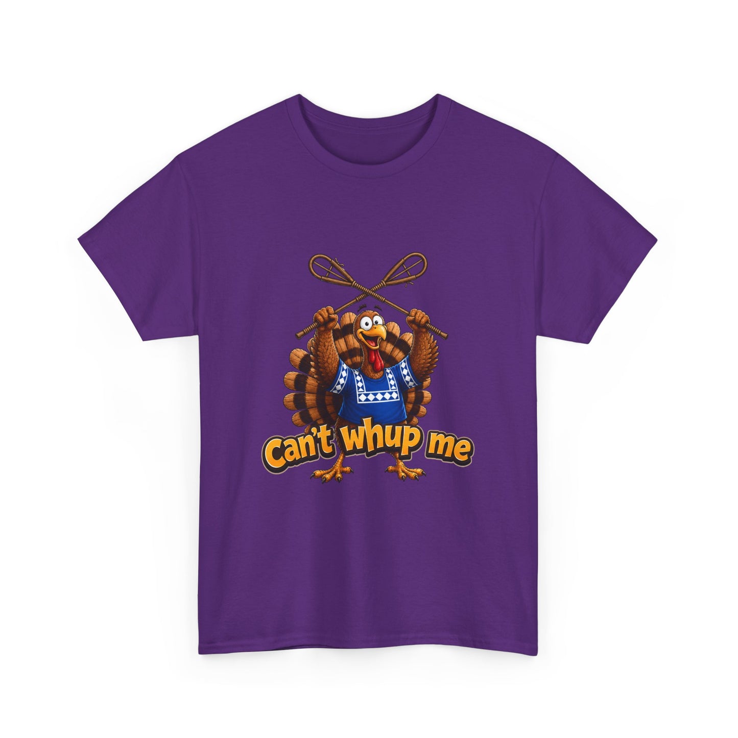 Turkey Mascot Tee — 'Can't Whup Me' Funny Thanksgiving T‑Shirt