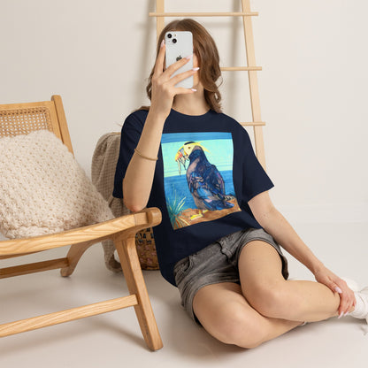 Puffin Beach Tee — Vintage Seaside Bird Graphic T-Shirt