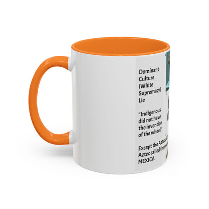 Aztec Artifact Photos Collage Coffee Mug (11oz/15oz)