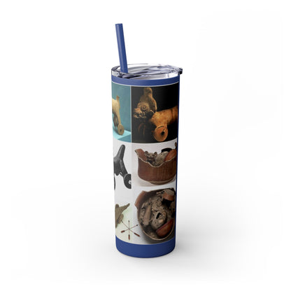 Aztec 20oz Skinny Tumbler - Educational Indigenous Artifacts Design