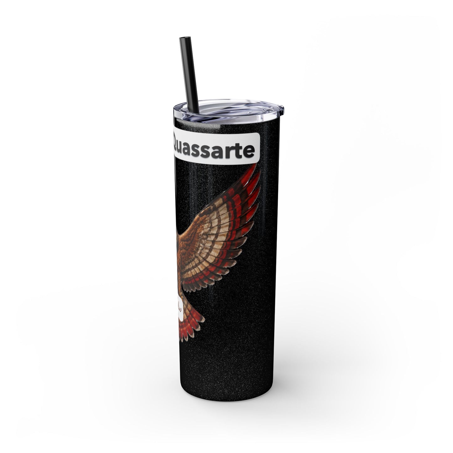 AQ Skinny Tumbler with Straw, 20oz