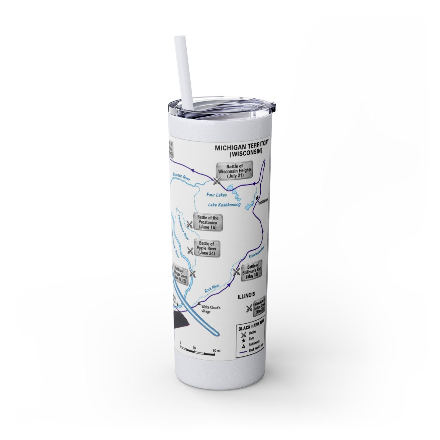 Blackhawk Skinny Tumbler 20oz – "BlackHawk could teach Yoda" Design