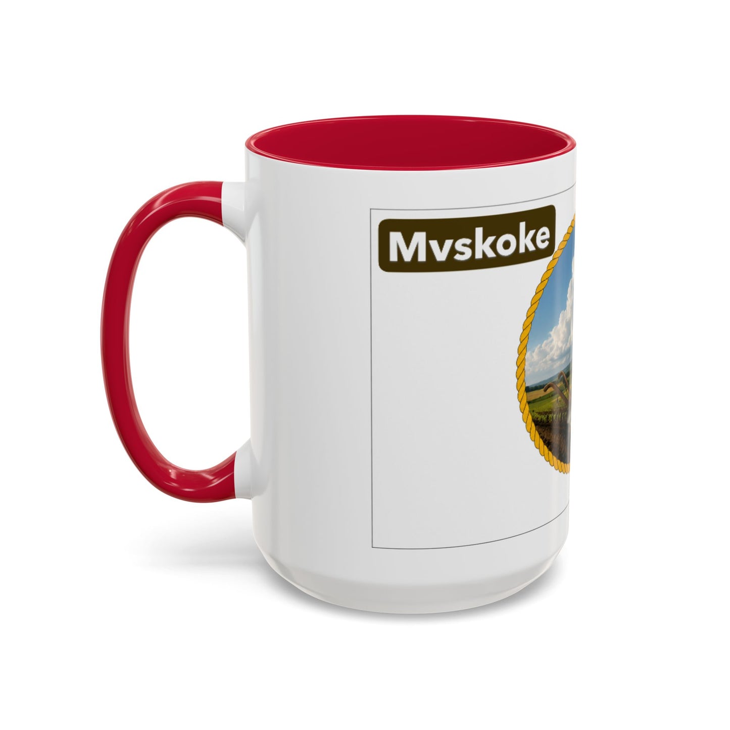 Muscogee Scenic Harvest Coffee Mug – Rustic Countryside Landscape 11oz/15oz