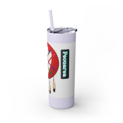 Peoria 20oz Skinny Tumbler with Dreamcatcher Shield Design