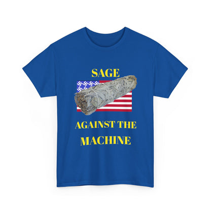 Sage Against the Machine T-Shirt — American Flag Smudge Stick Tee