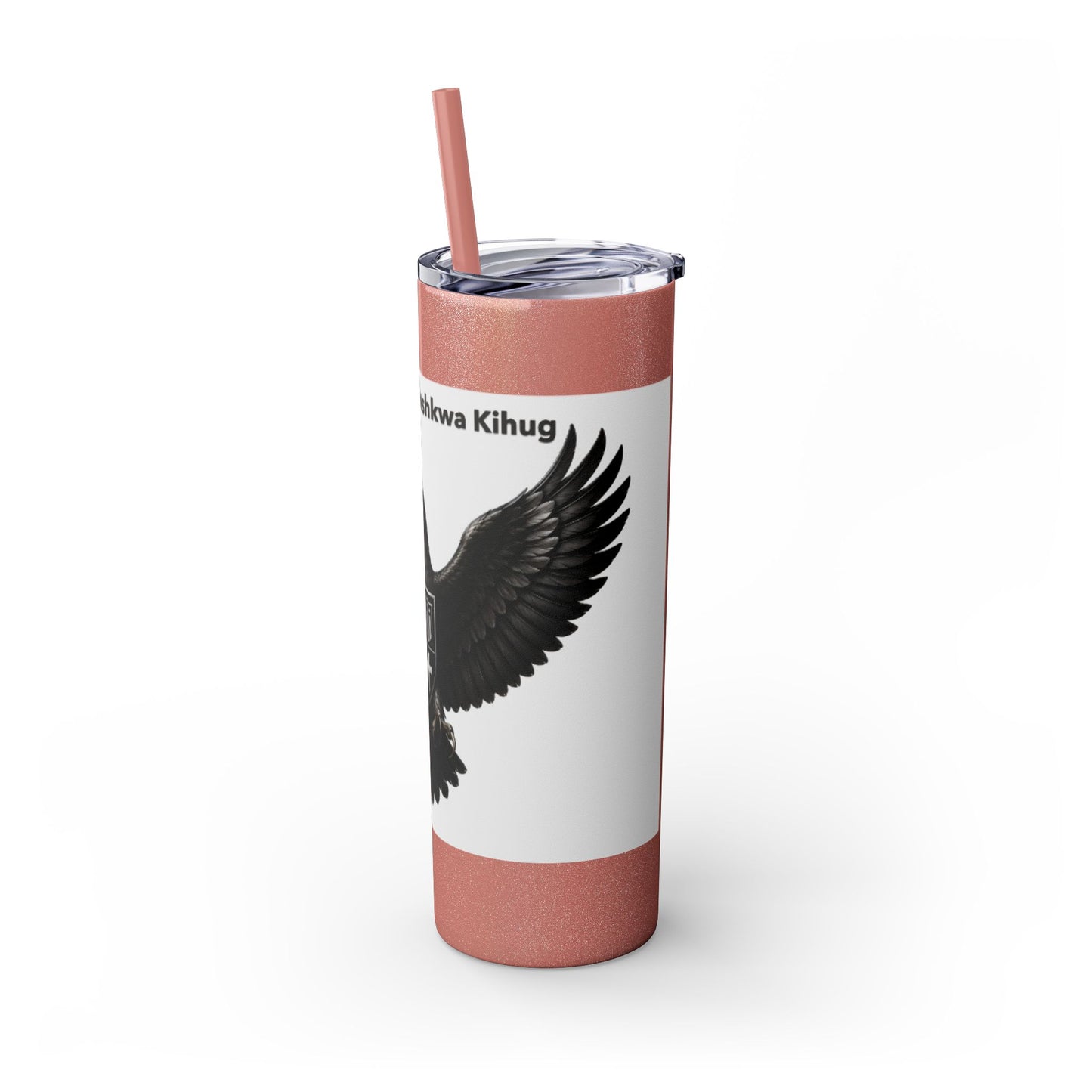 Sac Fox Skinny Tumbler with Straw, 20oz