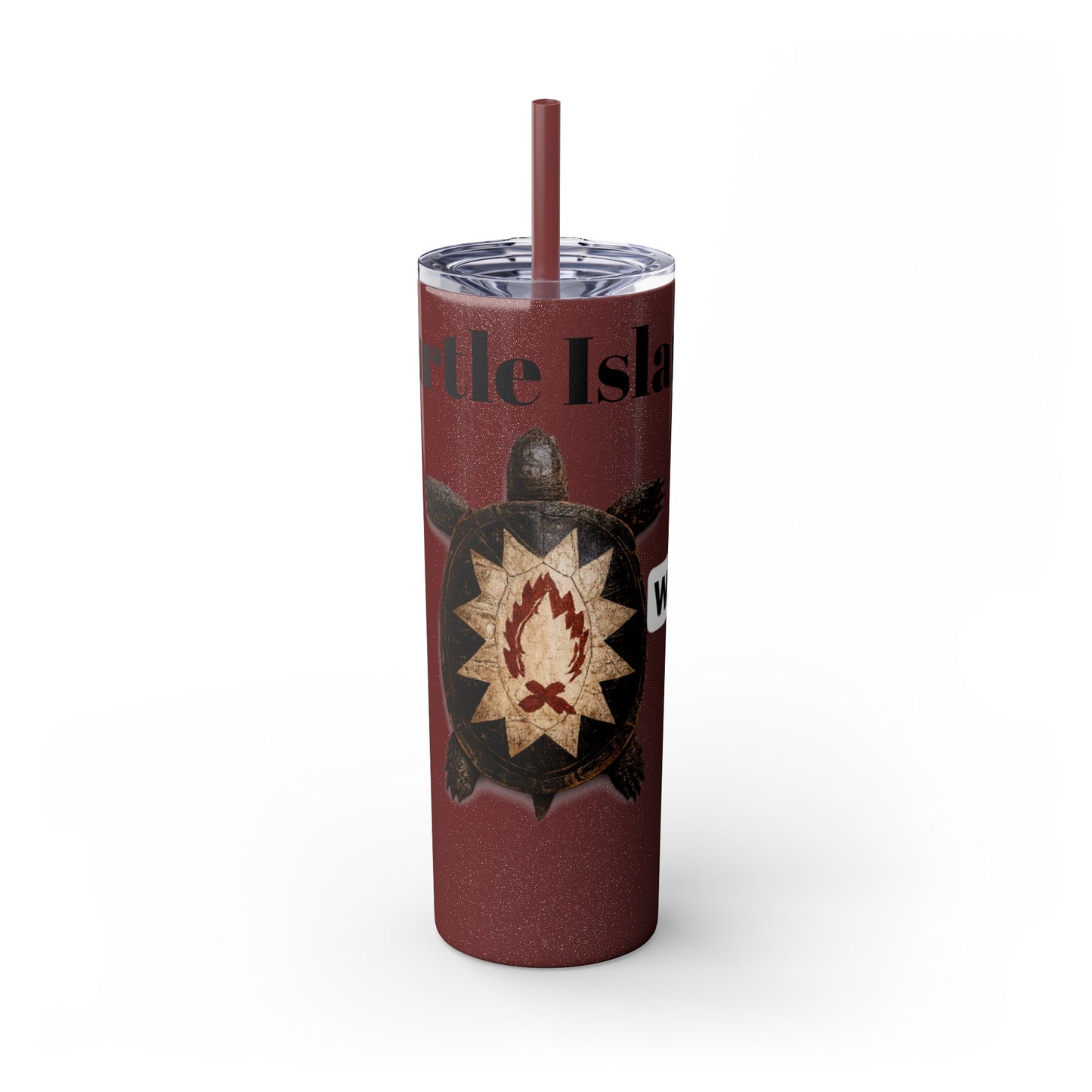 Wyandotte Skinny Tumbler with Straw, 20oz