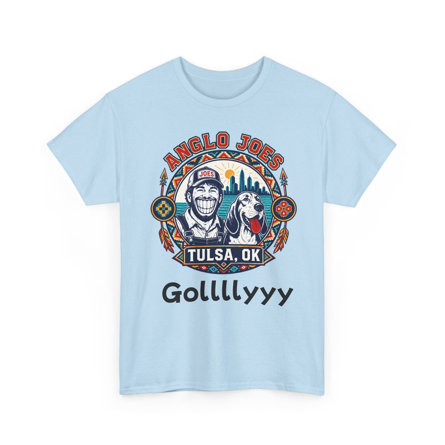 Anglo Joe’s Tulsa Tee Gollllyyyy — 'Gollllyyy' Retro Sports Graphic T-Shirt