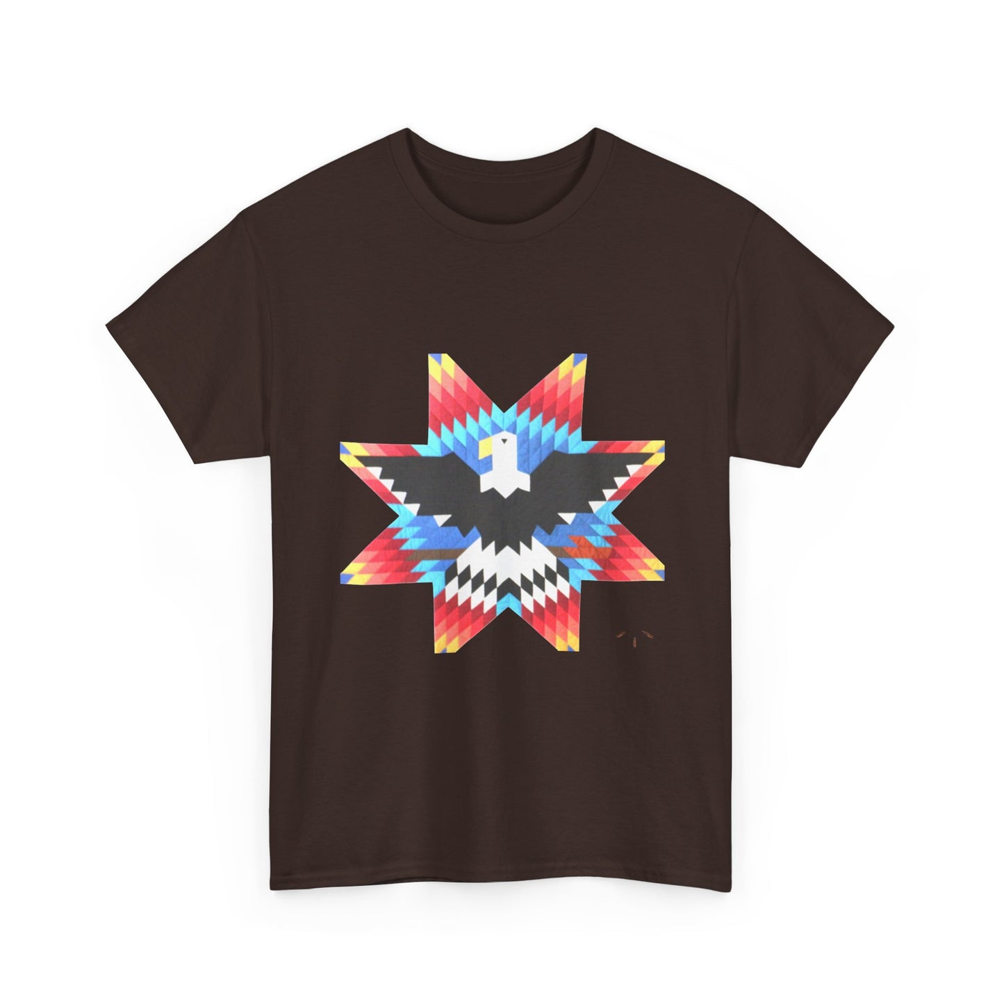 Native Star Eagle Graphic Tee with Arrow Backprint