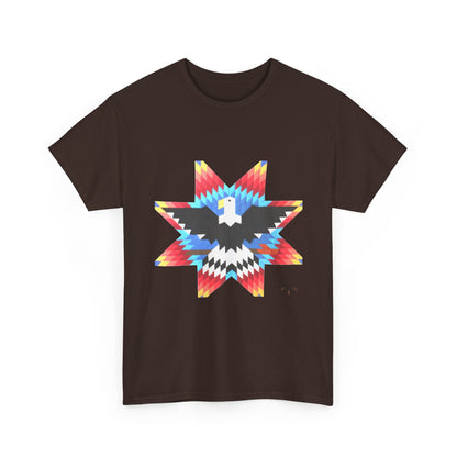 Native Star Eagle Graphic Tee with Arrow Backprint