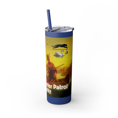 Shawnee East Skinny Tumbler with Straw, 20oz