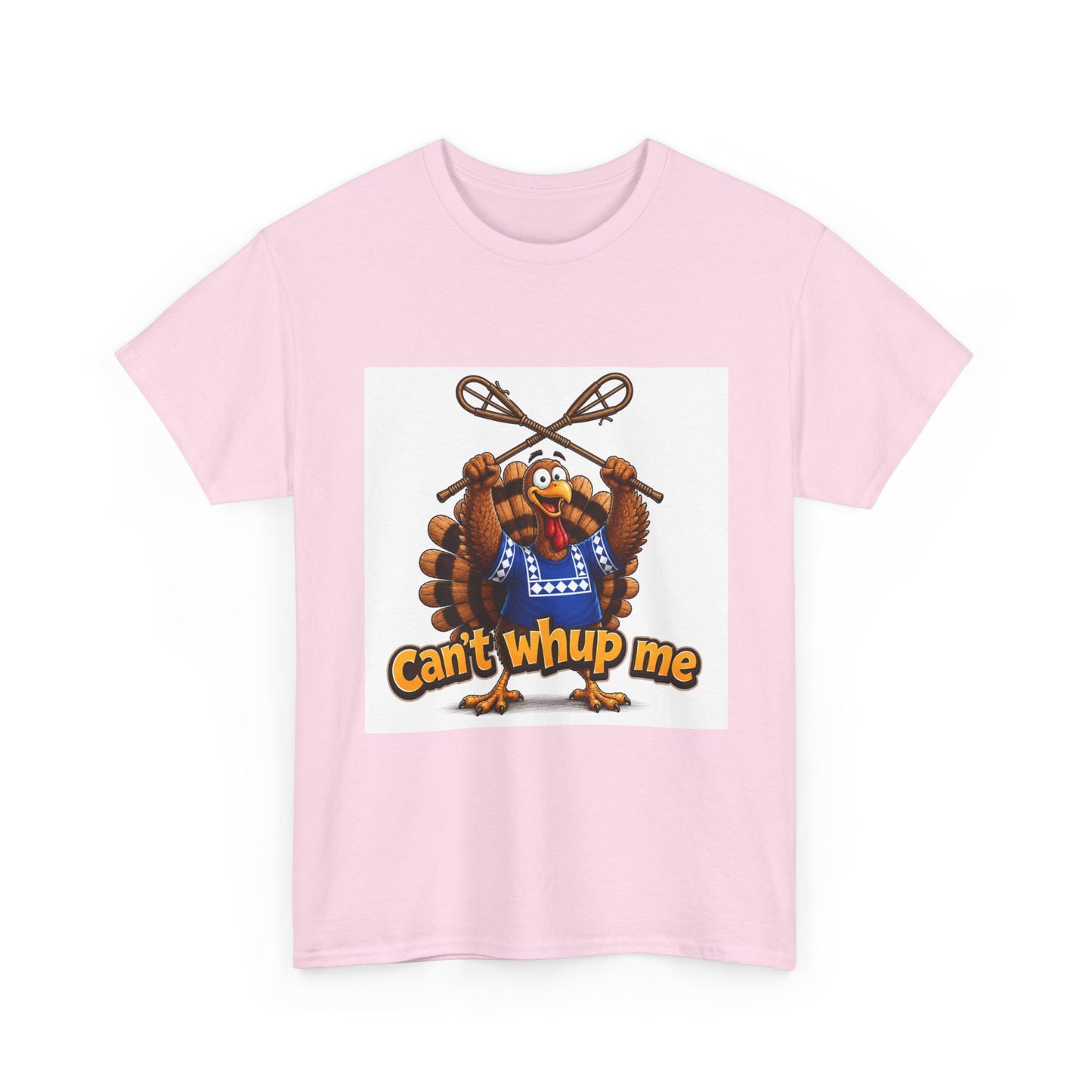 Turkey Mascot Tee — 'Can't Whup Me' Funny Thanksgiving T‑Shirt