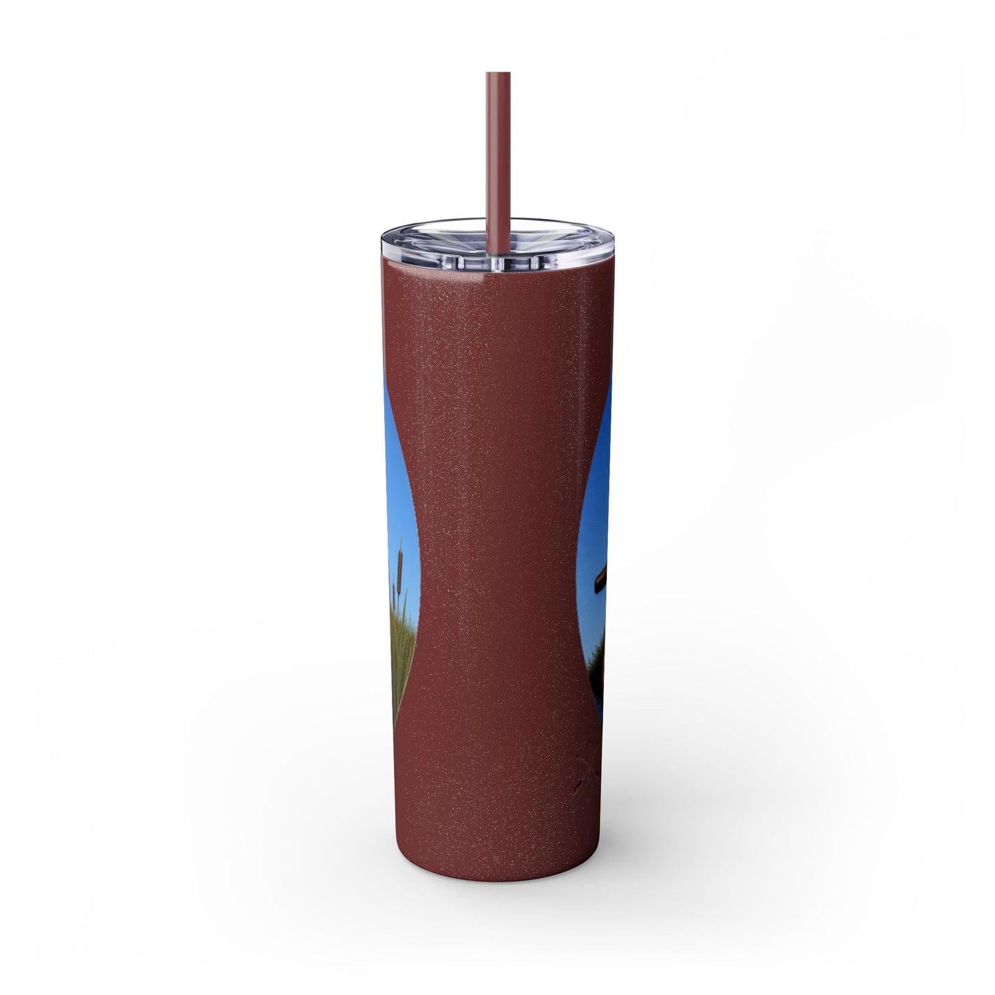Ottawa Adawe Canoe Skinny Tumbler — 20oz Insulated Travel Cup with Straw