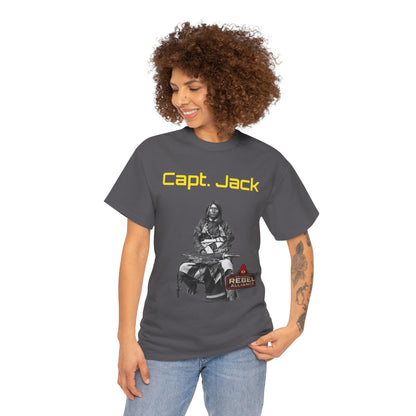 Capt. Jack Graphic Tee — Rebel Archer Vintage Arrow Back Print
