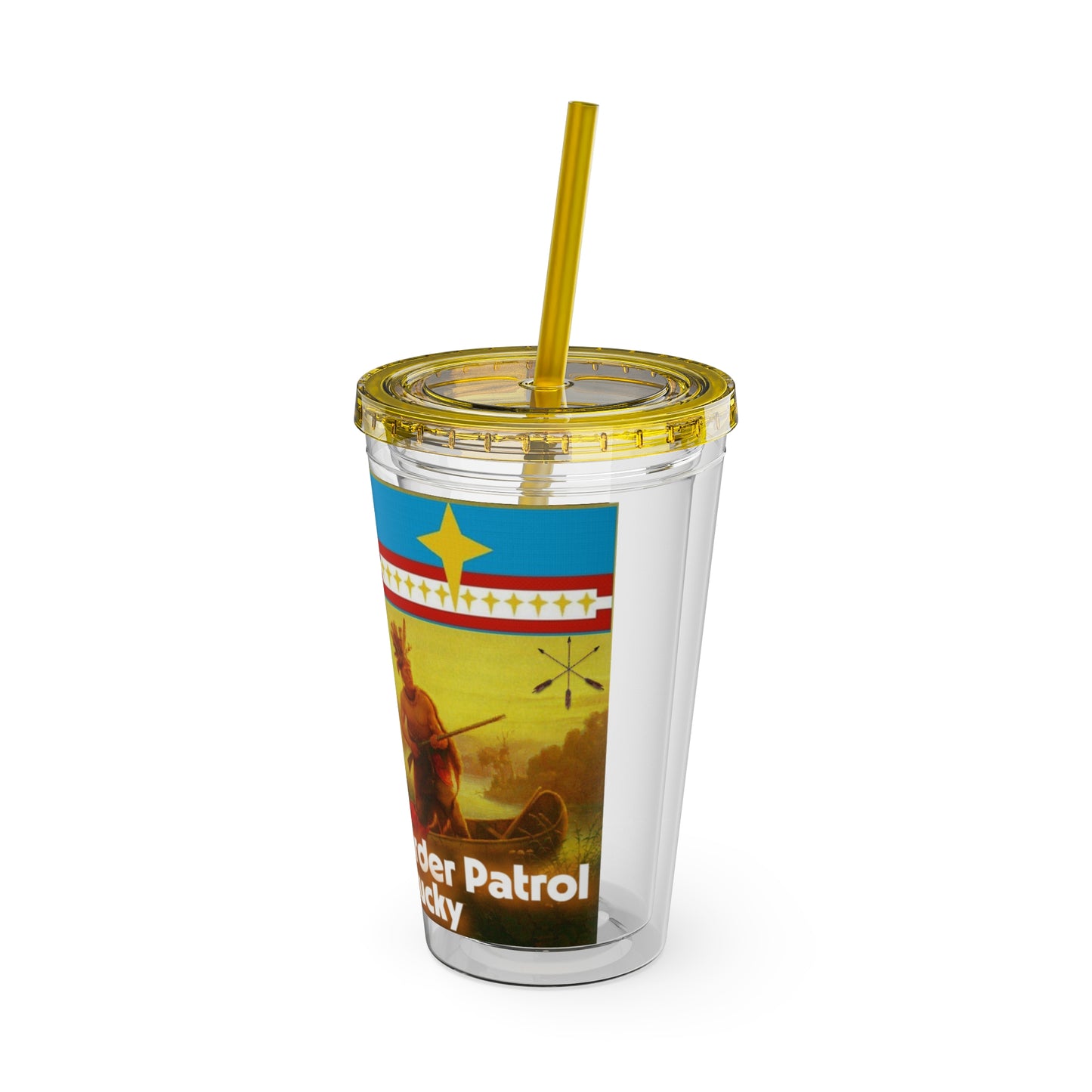 Shawnee N Sunsplash Tumbler with Straw, 16oz